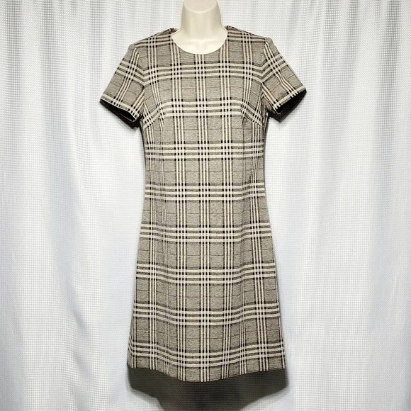 Calvin Klein Glen Plaid Sheath Dress Women's (4) - Picture 1 of 8